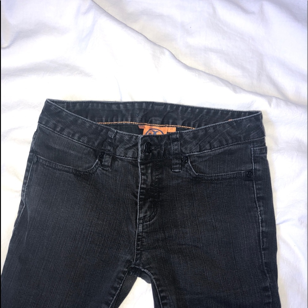 TORY BURCH black jeans SIZE 25